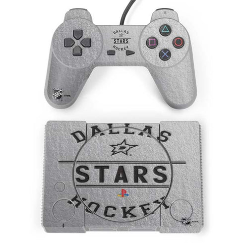 NHL Dallas Stars Black Text PlayStation Classic Bundle Skin