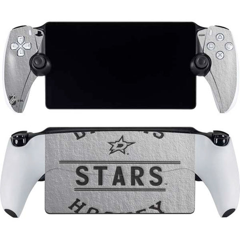 NHL Dallas Stars Black Text PlayStation Portal Remote Player Skin
