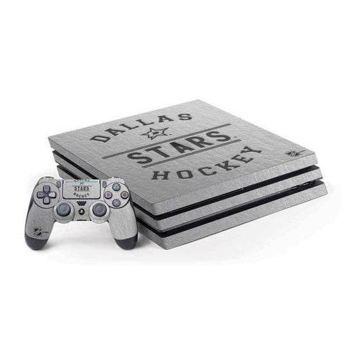 NHL Dallas Stars Black Text PS4 Pro Bundle Skin