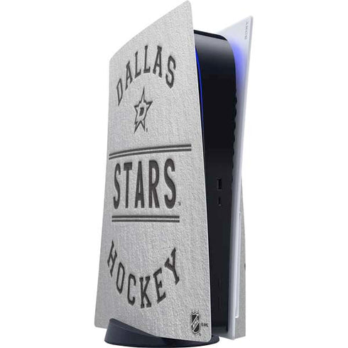 NHL Dallas Stars Black Text PS5 Console Skin