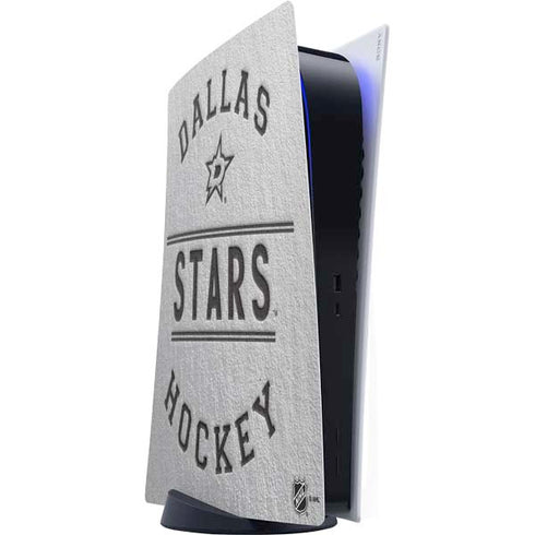 NHL Dallas Stars Black Text PS5 Digital Edition Console Skin