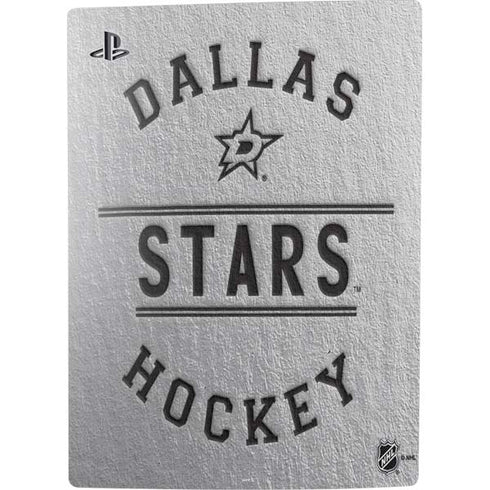 NHL Dallas Stars Black Text PS5 Digital Edition Console Skin