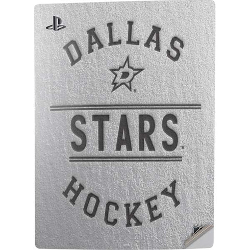 NHL Dallas Stars Black Text PS5 Digital Edition Console Skin