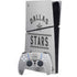 NHL Dallas Stars Black Text PS5 Slim Digital Edition Console Skin
