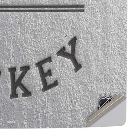 NHL Dallas Stars Black Text PS5 Slim Digital Edition Console Skin