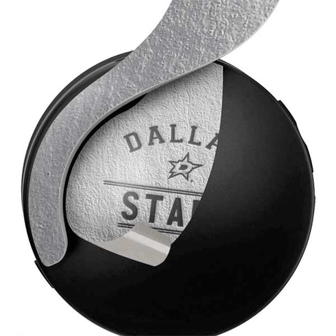 NHL Dallas Stars Black Text PULSE 3D Wireless Headset for PS5 Skin