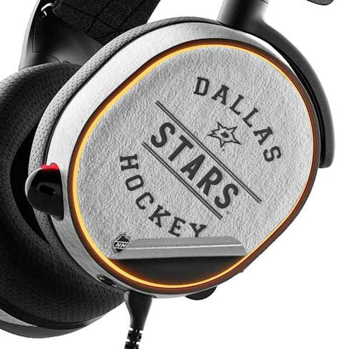 NHL Dallas Stars Black Text SteelSeries Arctis 3 Skin