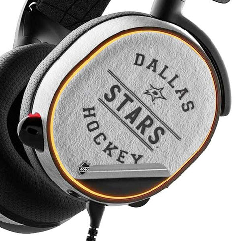 NHL Dallas Stars Black Text SteelSeries Arctis 5 Skin