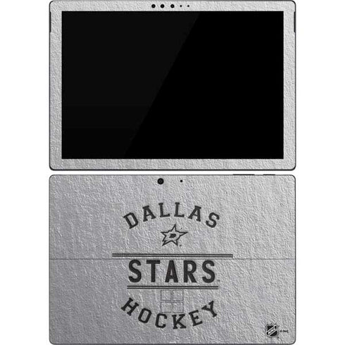 NHL Dallas Stars Black Text Surface Pro 7 Skin