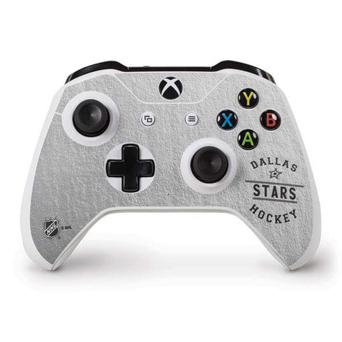 NHL Dallas Stars Black Text Xbox One S Controller Skin