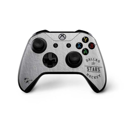 NHL Dallas Stars Black Text Xbox One X Controller Skin