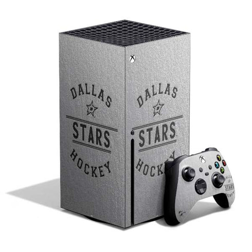 NHL Dallas Stars Black Text Xbox Series X Bundle Skin