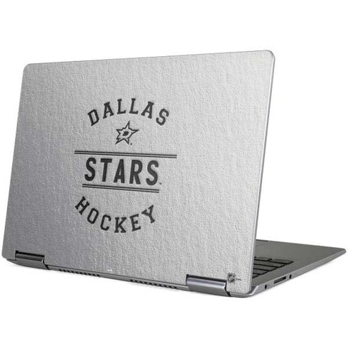 NHL Dallas Stars Black Text Yoga 710 14in Skin