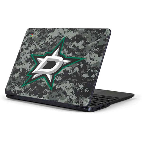 NHL Dallas Stars Camo Samsung Chromebook Skin