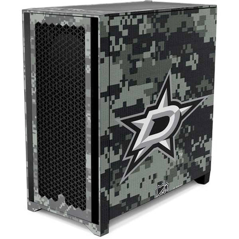 NHL Dallas Stars Camo Corsair 4000D Tempered Glass Mid-Tower ATX Case Skin