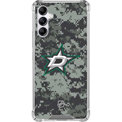 NHL Dallas Stars Camo Galaxy A15 5G Clear Case