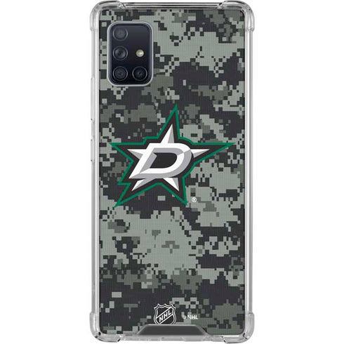 NHL Dallas Stars Camo Galaxy A51 5G Clear Case