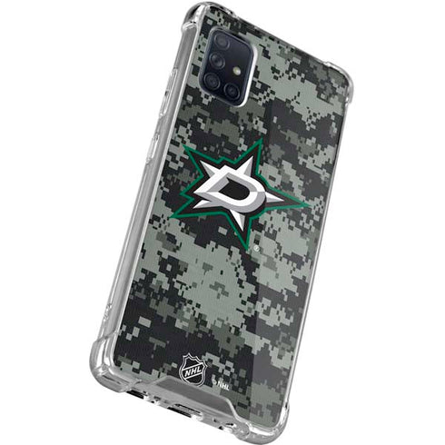 NHL Dallas Stars Camo Galaxy A51 5G Clear Case