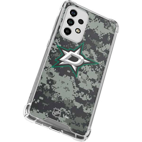 NHL Dallas Stars Camo Galaxy A53 5G Clear Case