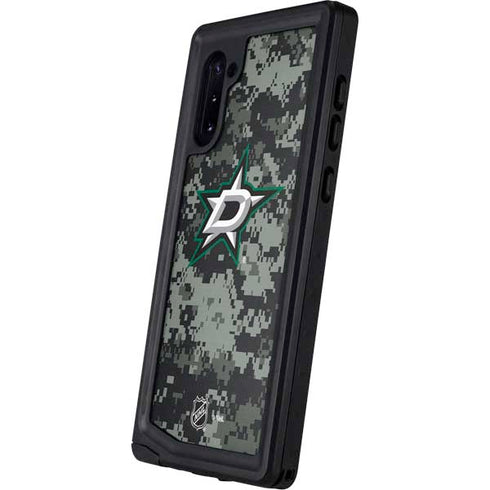 NHL Dallas Stars Camo Galaxy Note 10 Waterproof Case