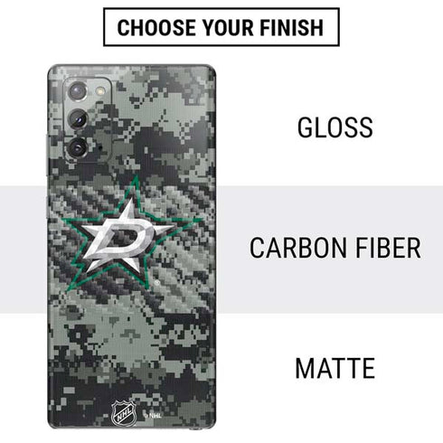 NHL Dallas Stars Camo Galaxy Note20 5G Skin