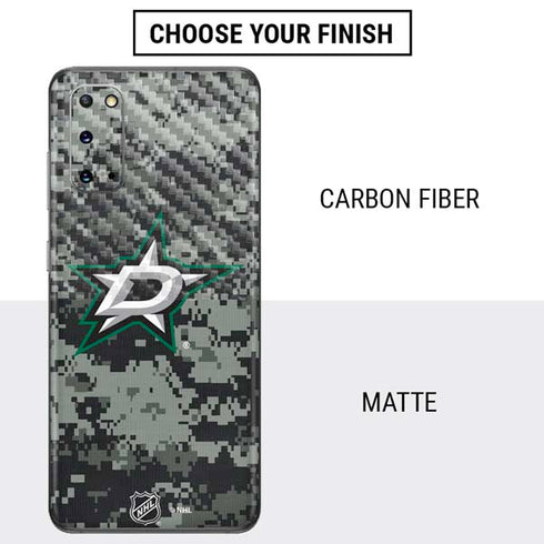 NHL Dallas Stars Camo Galaxy S20 Skin