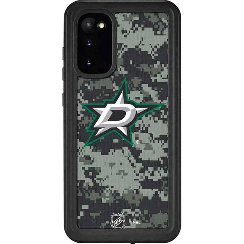 NHL Dallas Stars Camo Galaxy S20 Waterproof Case