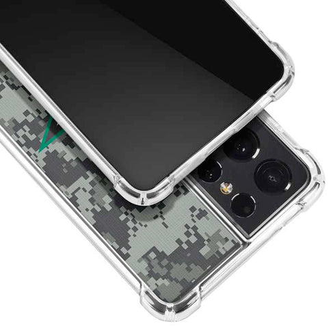 NHL Dallas Stars Camo Galaxy S21 Ultra 5G Clear Case