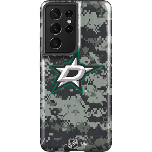 NHL Dallas Stars Camo Galaxy S21 Ultra 5G Pro Case