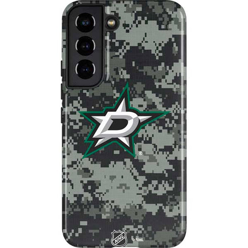 NHL Dallas Stars Camo Galaxy S22 Pro Case