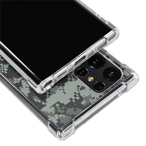 NHL Dallas Stars Camo Galaxy S22 Ultra Clear Case