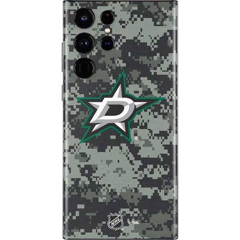 NHL Dallas Stars Camo Galaxy S22 Ultra Skin