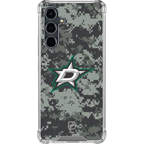 NHL Dallas Stars Camo Galaxy S23 FE Clear Case
