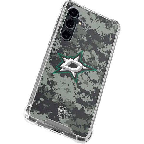 NHL Dallas Stars Camo Galaxy S23 FE Clear Case