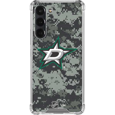 NHL Dallas Stars Camo Galaxy S23 Plus Clear Case