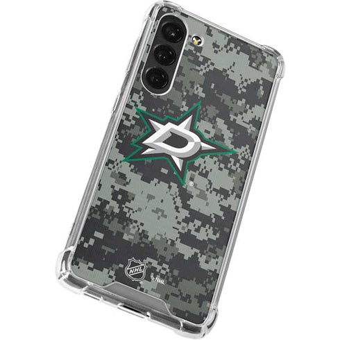 NHL Dallas Stars Camo Galaxy S23 Plus Clear Case