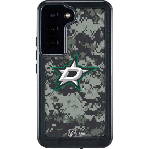 NHL Dallas Stars Camo Galaxy S23 Waterproof Case