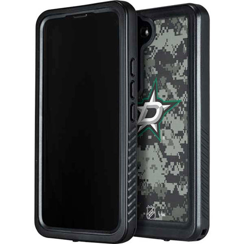 NHL Dallas Stars Camo Galaxy S23 Waterproof Case