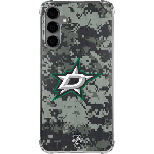 NHL Dallas Stars Camo Galaxy S24 Plus Clear Case