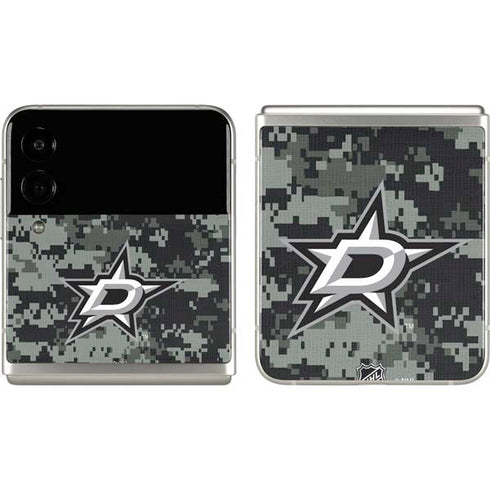 NHL Dallas Stars Camo Galaxy Z Flip3 5G Skin