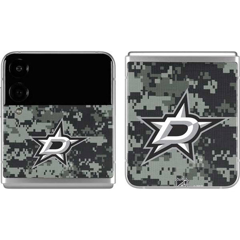 NHL Dallas Stars Camo Galaxy Z Flip4 5G Skin