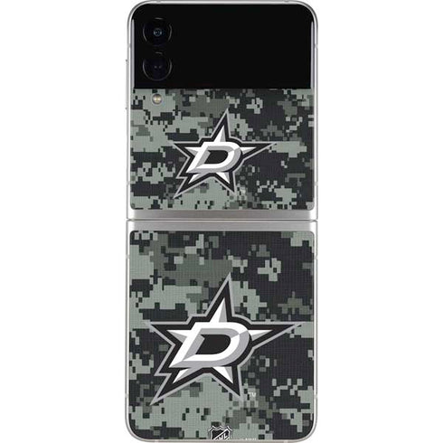 NHL Dallas Stars Camo Galaxy Z Flip4 5G Skin