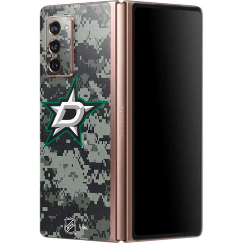 NHL Dallas Stars Camo Galaxy Z Fold2 5G Skin
