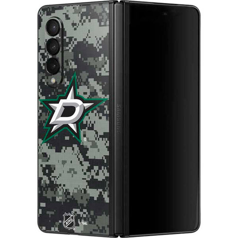 NHL Dallas Stars Camo Galaxy Z Fold3 5G Skin
