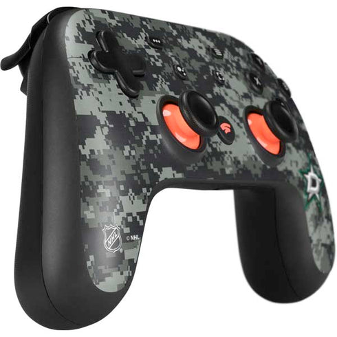 NHL Dallas Stars Camo Google Stadia Controller Skin