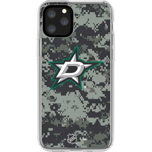 NHL Dallas Stars Camo iPhone 11 Pro Clear Case