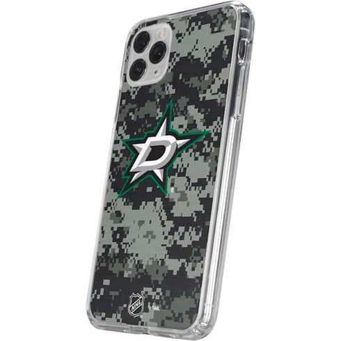 NHL Dallas Stars Camo iPhone 11 Pro Clear Case