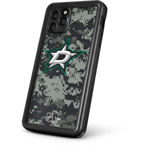 NHL Dallas Stars Camo iPhone 11 Pro Max Waterproof Case