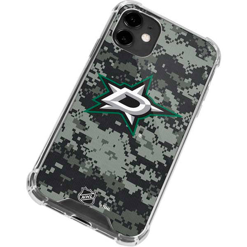 NHL Dallas Stars Camo iPhone 12 Clear Case