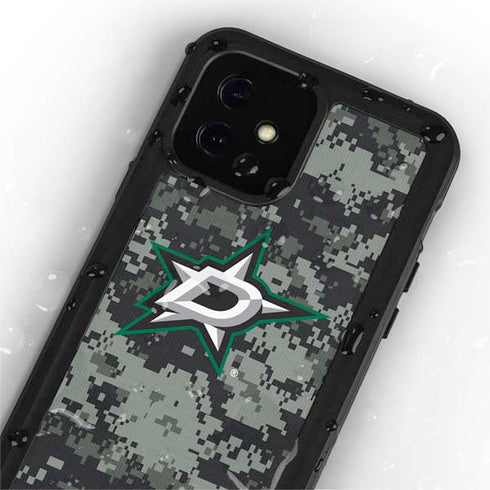 NHL Dallas Stars Camo iPhone 12 Mini Waterproof Case